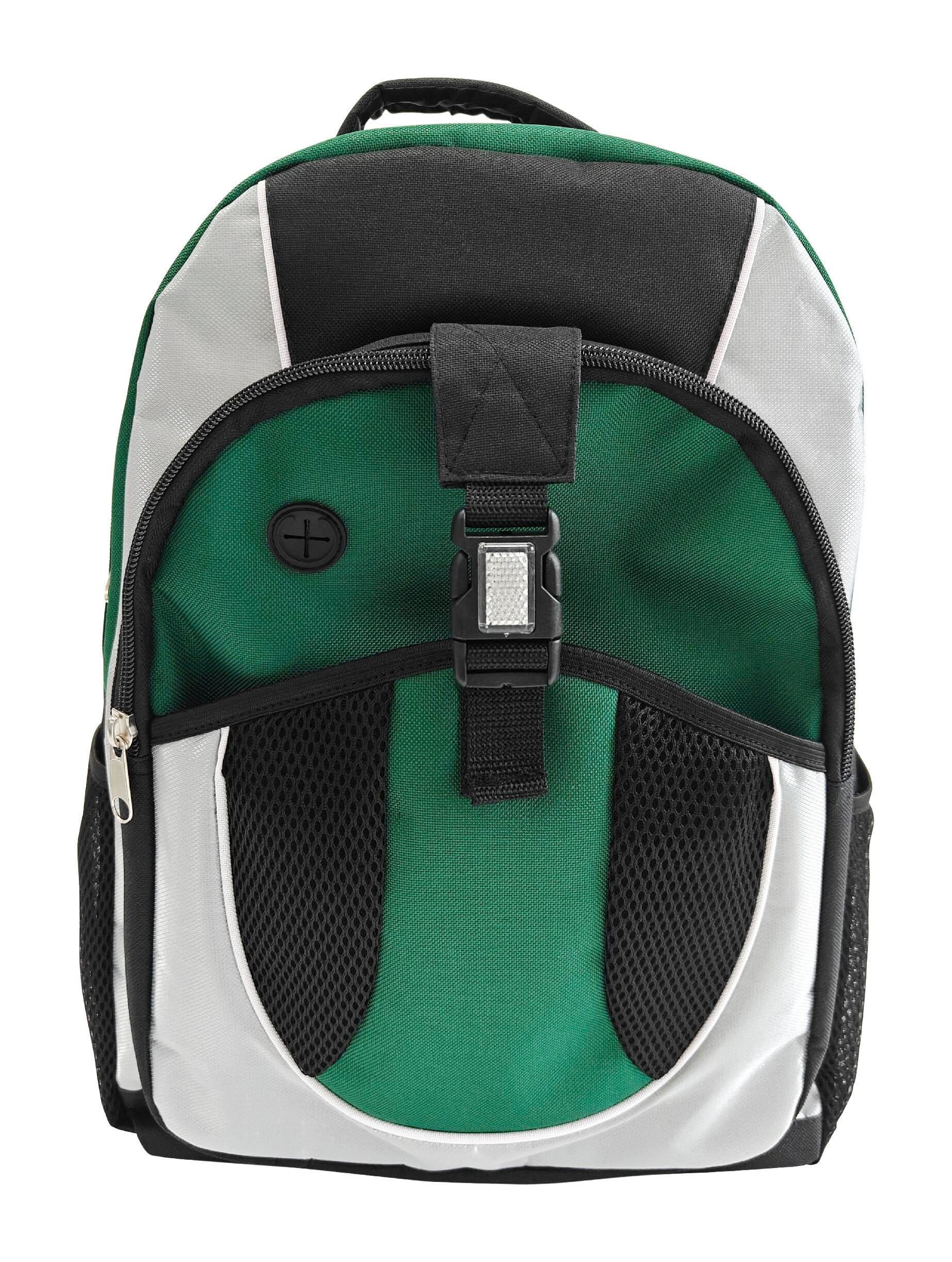 Kits for Kidz Junior High Style Backpack, 18 x 13 x 6 Inches, Forest Green, Grades 6 to 12 2116954